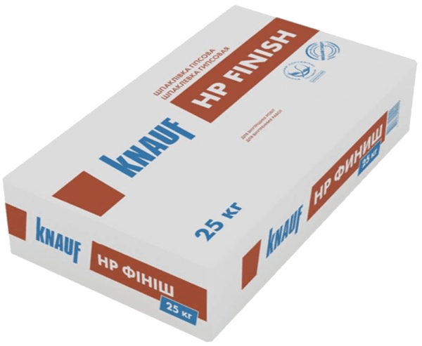 Шпаклівка гіпсова Knauf HP Finish 25 кг