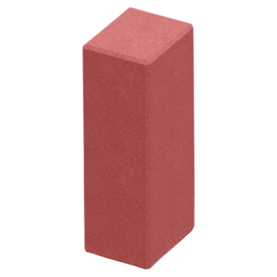 Столбик фигурный квадратный большой 160x160х500мм Красный