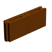 Блок простеночный бетонный М-75  (500х80х190)