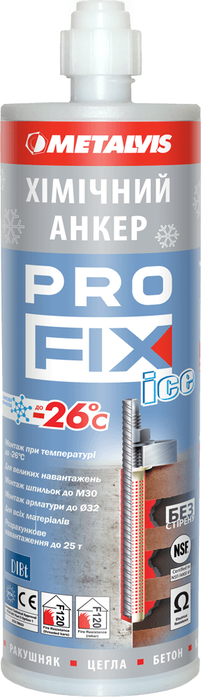 PROFIX ice Химический анкер зимний 410 мл Metalvis