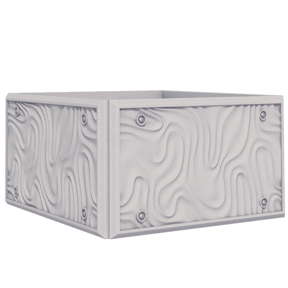 Квітник Глорія кубічний | Сірий | Хвиля | 860-860-470