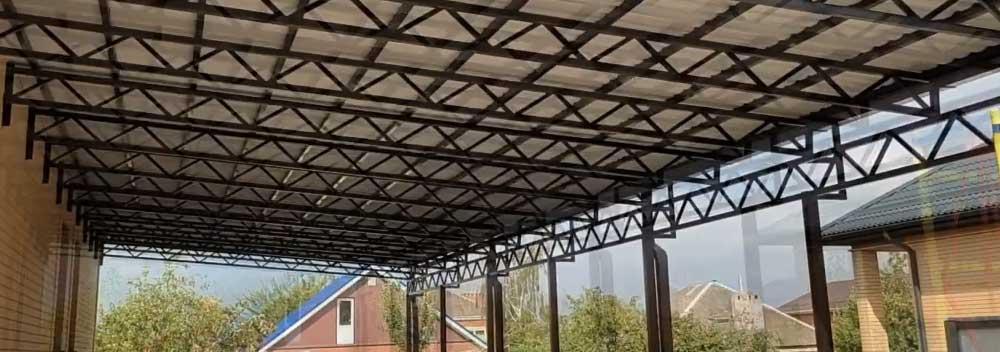 Дешевий навіс для авто своїми руками