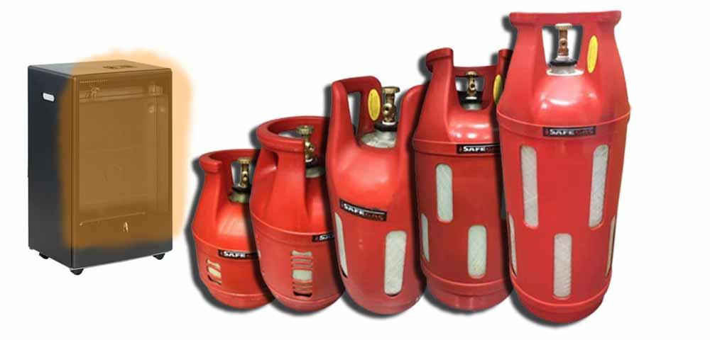 Газовий обігрівач з балоном