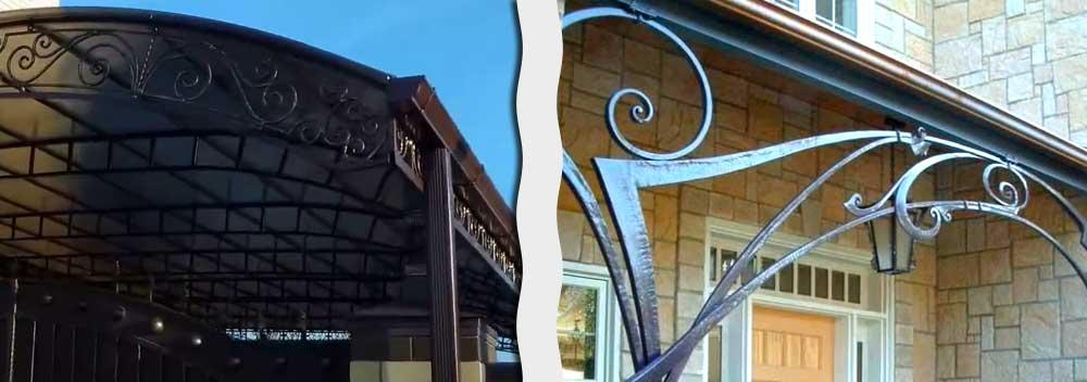 Художня ковка навіси