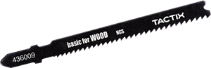 Лобзикова пилка для дерева, для прямого різу (T119B)