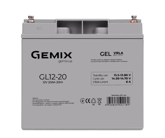 Гелевая аккумуляторная батарея Gemix GL12-20