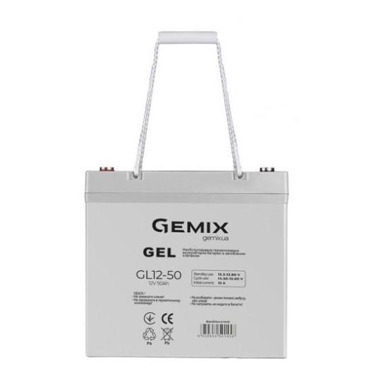 Гелевая аккумуляторная батарея Gemix GL12-50