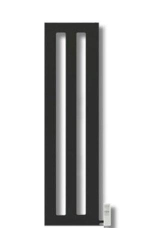 Радіатор опалення вертикальний 1.5 м Тепломакс (чорний)
