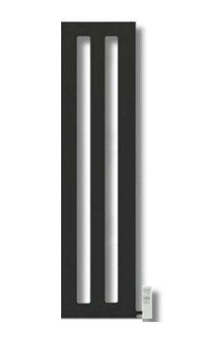 Радіатор опалення вертикальний 1.75 м Тепломакс (чорний)