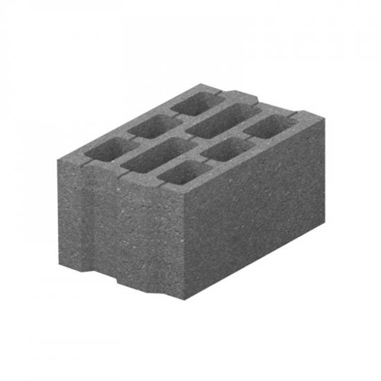 Блок стіновий бетонний (396х250х190) М-75 ЗМ