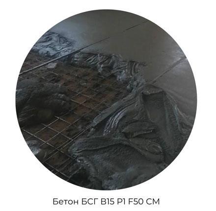 Дрібнозернистий бетон БСГ В15 Р1 F50 СМ ДЗ