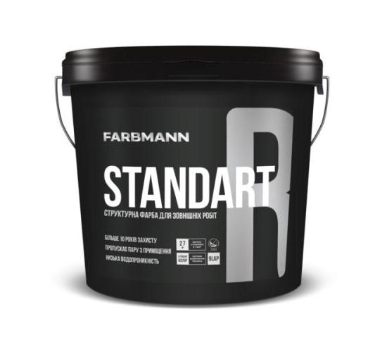 Структурная акриловая краска FARBMANN STANDART R