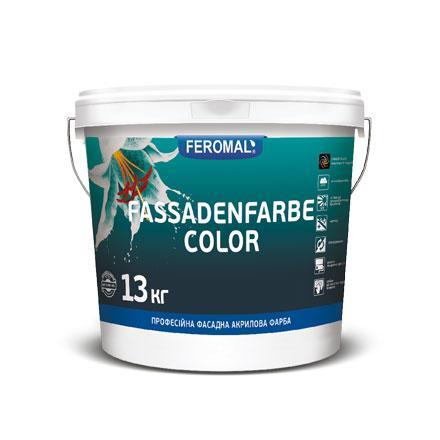 Профессиональная фасадная акриловая краска FASSADENFARBE COLOR FEROMAL 70 БАЗА А