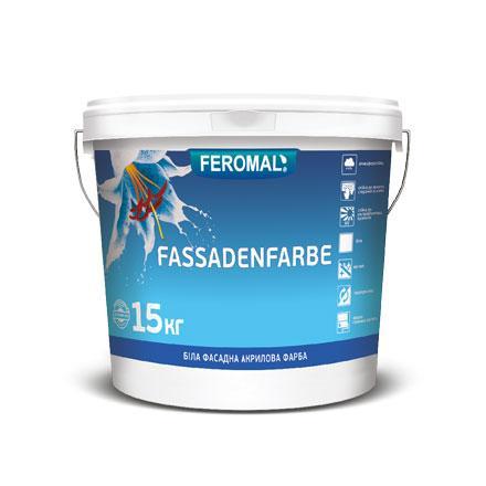 Профессиональная фасадная акриловая краска FASSADENFARBE FEROMAL 70