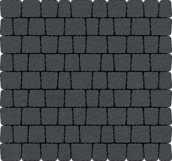 Тротуарна плитка від Ковальської Креатив 60 без фаски графіт