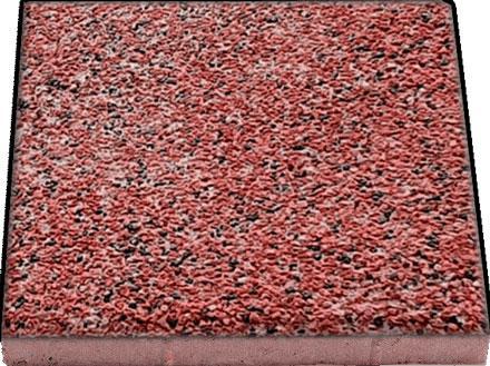 Тротуарна плитка Золотий мандарин Плита 600х600х100 колор-мікс корал меланж