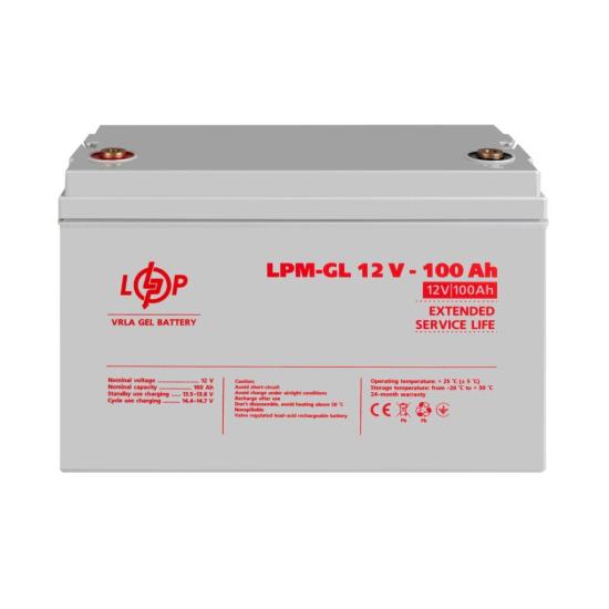 Акумулятор гелевий LPM-GL 12V - 100 Ah