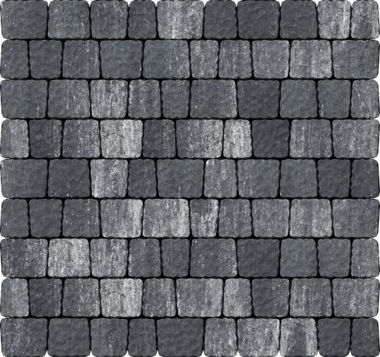 Тротуарна плитка від Ковальської Креатив 60 без фаски нуар