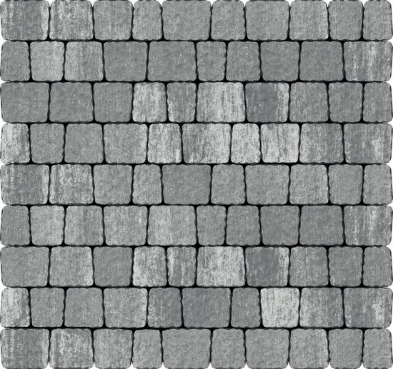 Тротуарна плитка від Ковальської Креатив 60 без фаски платина