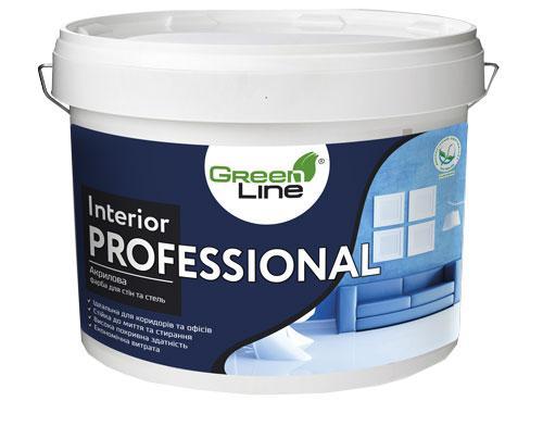 Интерьерная акриловая краска для потолков и стен Interior Professional