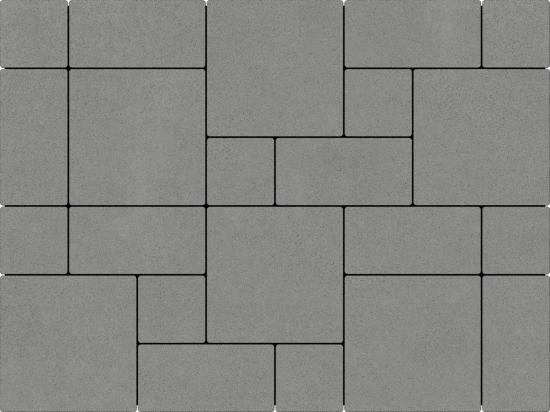 Тротуарна плитка від Ковальської Лайнстоун-30 без фаски 40мм сірий
