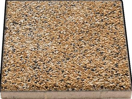 Тротуарная плитка Золотой мандарин Плита 600х600х100 колор-микс танжерин меланж