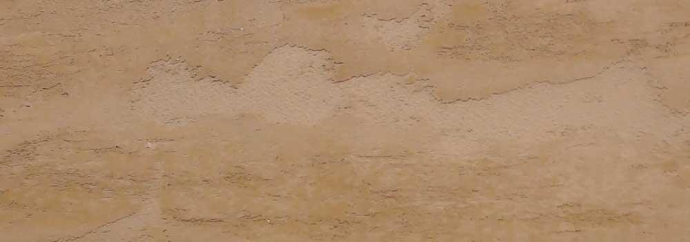 Нанесення штукатурки травертин, приклади