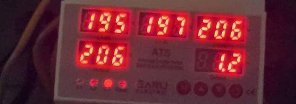 Низька напруга в мережі наслідки