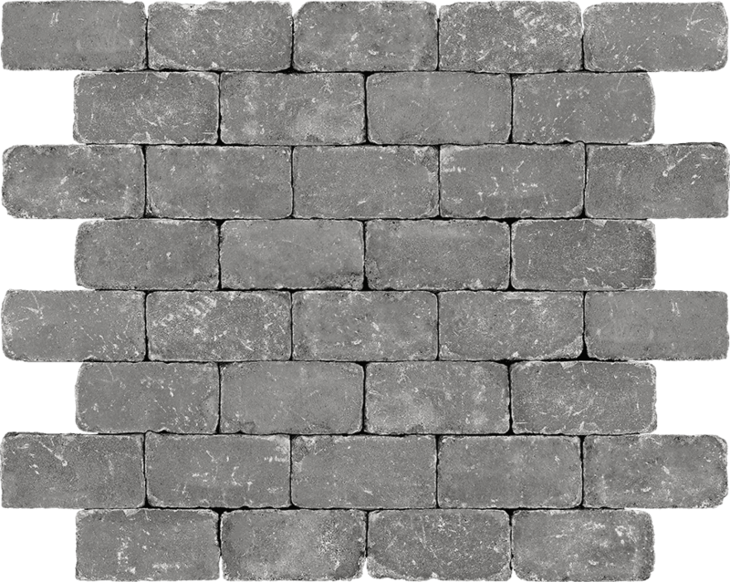 Тротуарна плитка Авеню Камінь Вінтаж 200х100х60 без фаски сірий