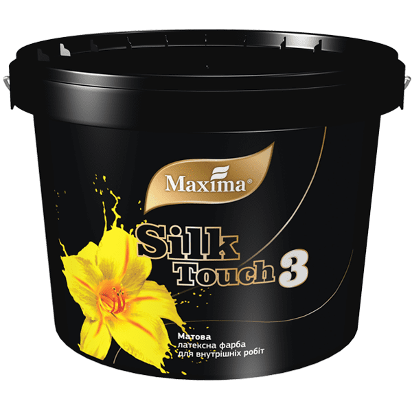 Матовая латексная краска для внутренних работ «Silk Touch 3» Maxima база B 1 кг