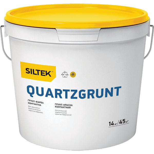 Грунт-краска контактная SILTEK QUARTZGRUNT, 14 кг