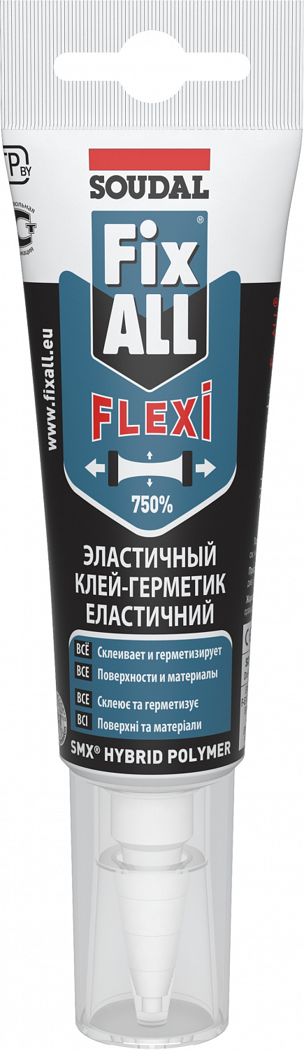 Клей-герметик FIX ALL Flexi білий 125мл