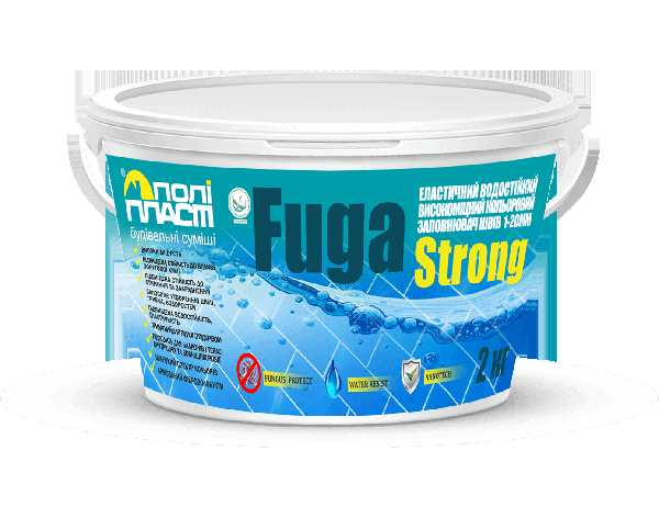 Эластичный водостойкий высокопрочный цветной шов FUGA STRONG, 2 кг