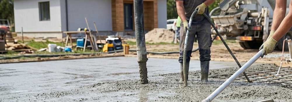 Заливка бетонной плиты своими руками