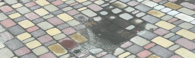 Замена тротуарной плитки