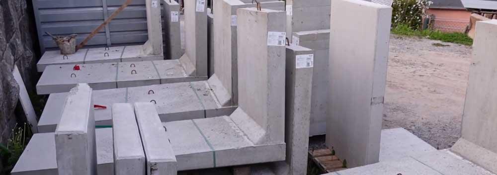 Бетонні підпірні стіни